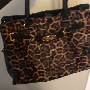 Michael kors leopard bag.